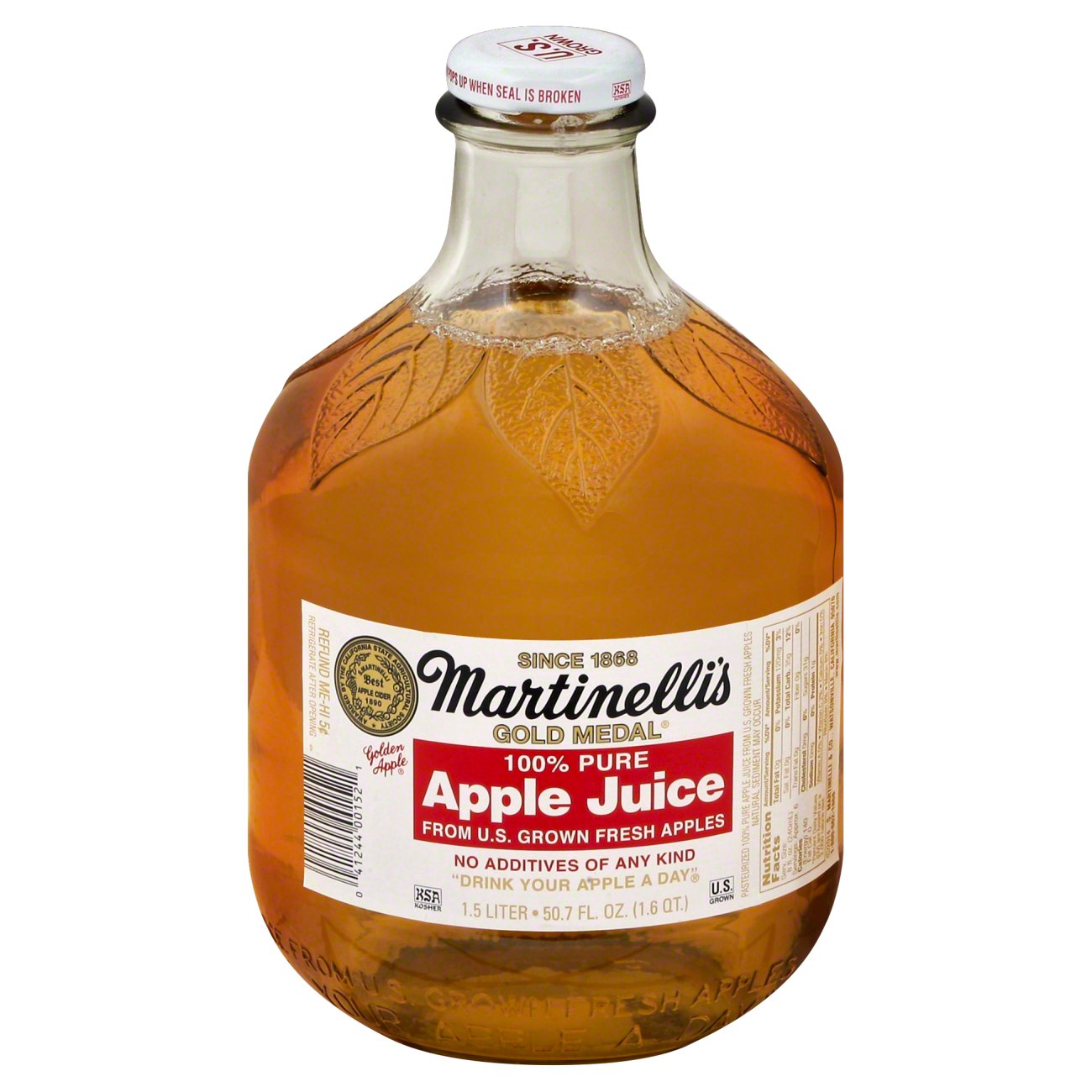 Order Martinelli's Apple Juice food online from Friendly Donuts store, Orange on bringmethat.com