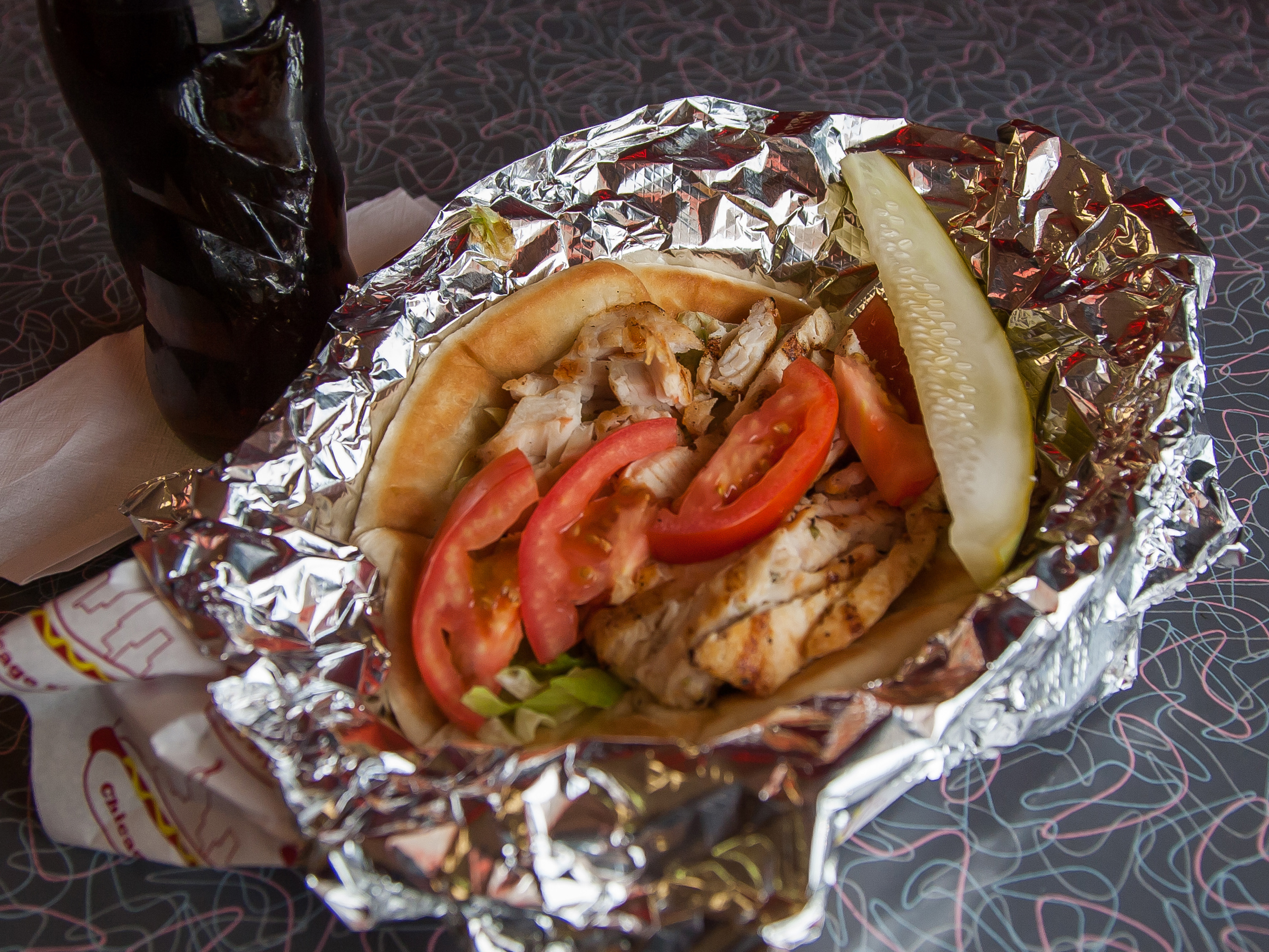 Order Chicken Gyros food online from Scooby's Red Hots store, Arlington Heights on bringmethat.com