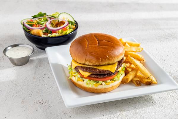 Order Lunch Combo - Double Burger food online from Chili'S Grill &Amp; Bar store, Horseheads on bringmethat.com