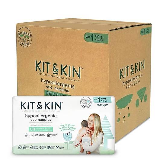 Order Kit & Kin™ Hypoallergenic Size 1 160-Count Disposable Diapers food online from Buybuy Baby store, Ballwin on bringmethat.com