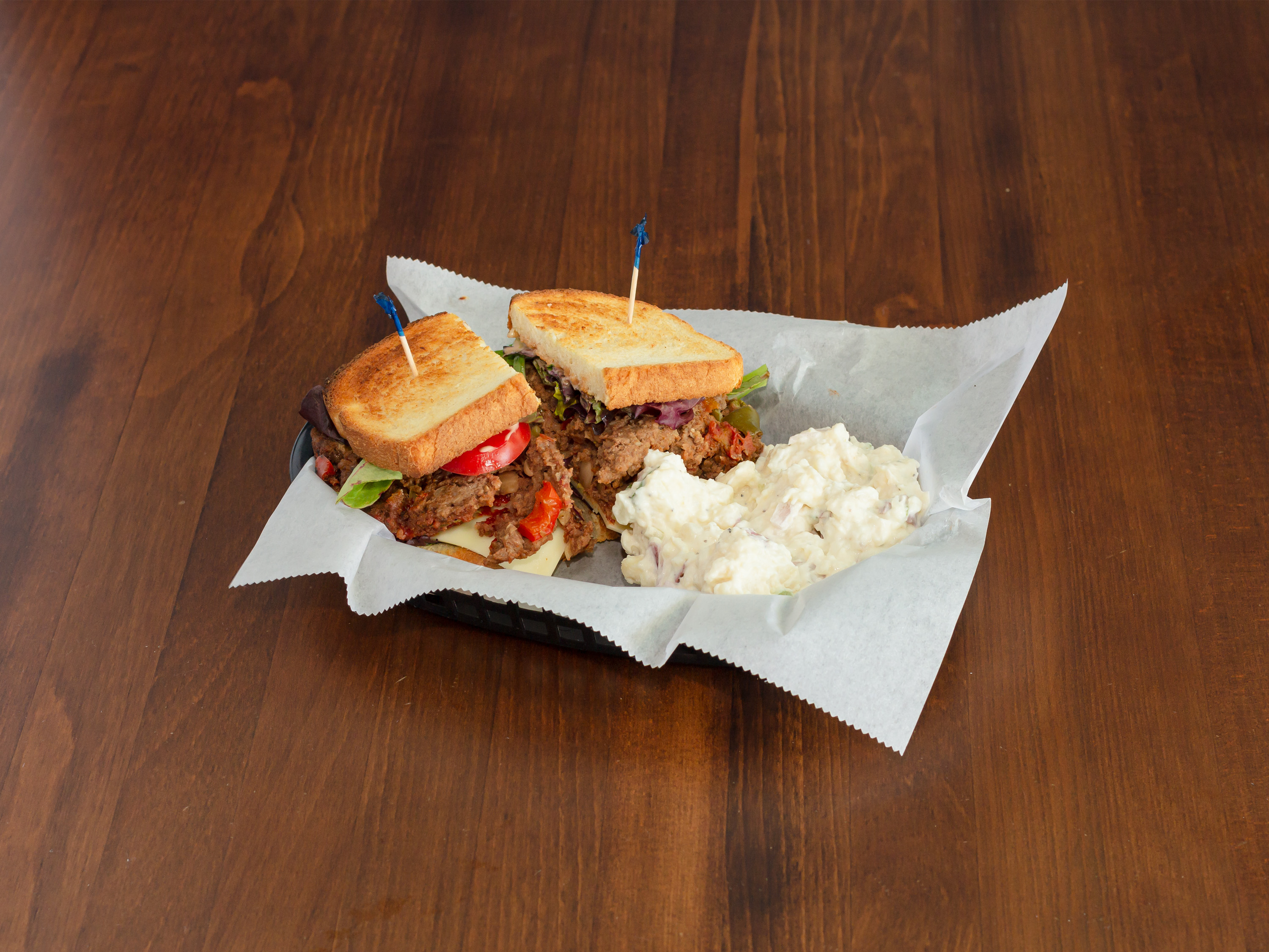 Order Rick’s Big Meatloaf Sandwich food online from The Ten Top store, Norfolk on bringmethat.com