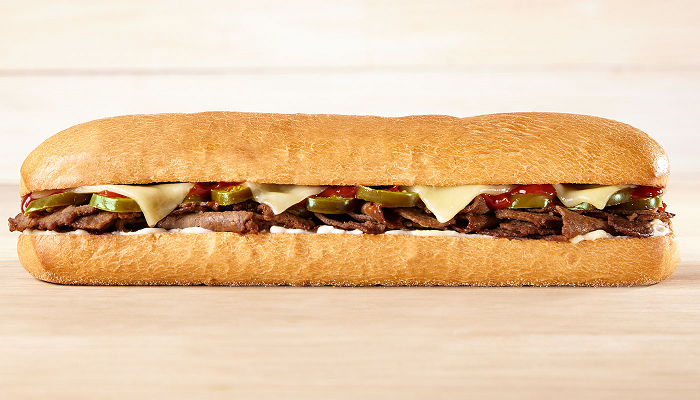 Order 12" Jalapeno Cheddar Cheesesteak Sub (1182cal) food online from QuickChek store, Lake Katrine on bringmethat.com