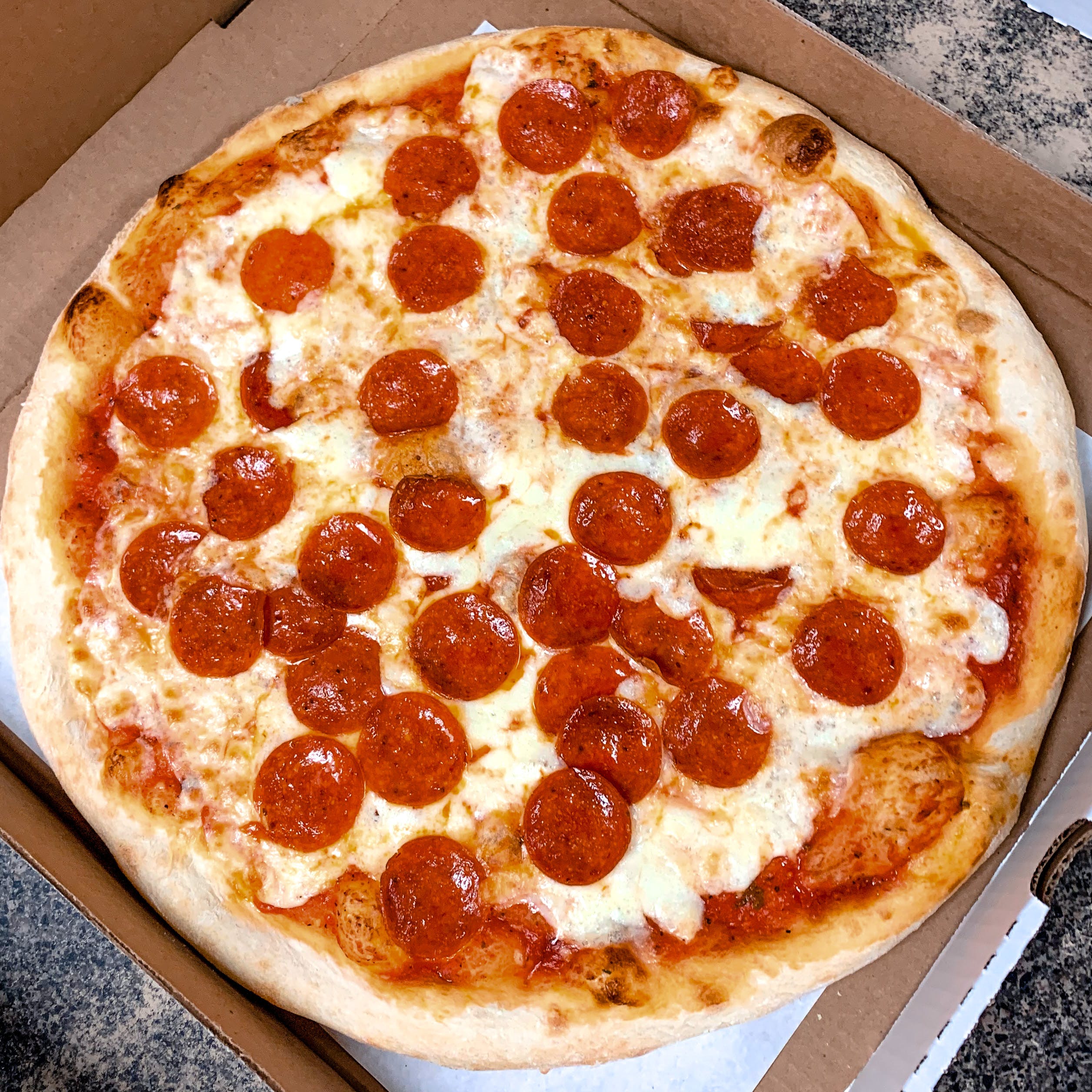 Order One Topping Pizza - 16'' (8 Slices) food online from Romans Pizza Pasta House store, Philadelphia on bringmethat.com