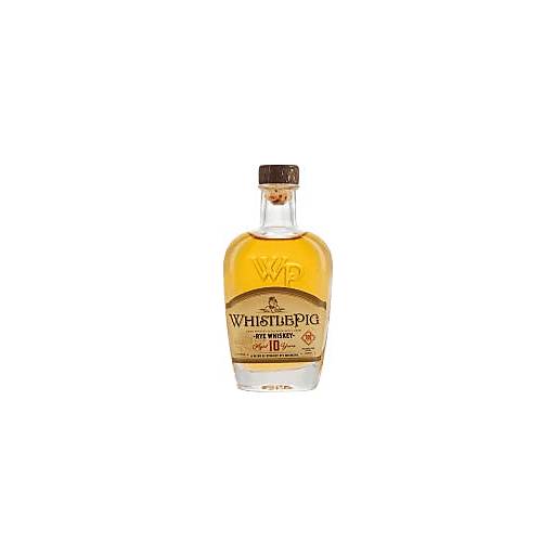 Order WhistlePig 10Yr Rye Whiskey (50 ML) 125147 food online from BevMo! store, Citrus Heights on bringmethat.com