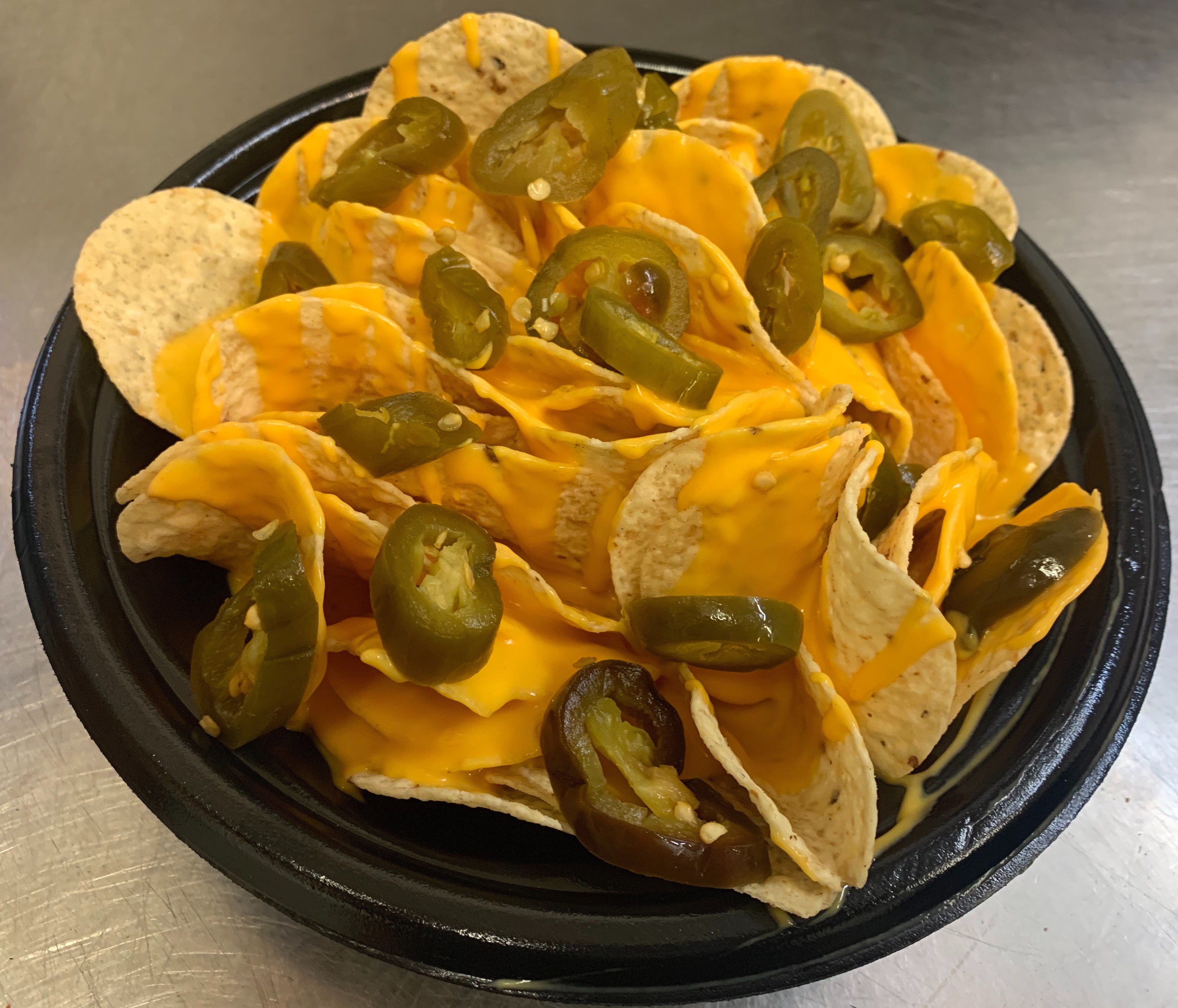 Order Spicy Nachos food online from Lieber Boxcar Express store, Galesburg on bringmethat.com