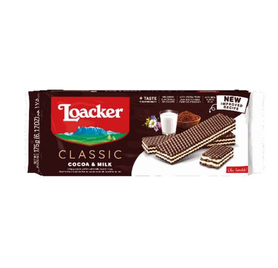 Order Loacker Crispy Wafers - Cocoa & Milk food online from IV Deli Mart store, Goleta on bringmethat.com
