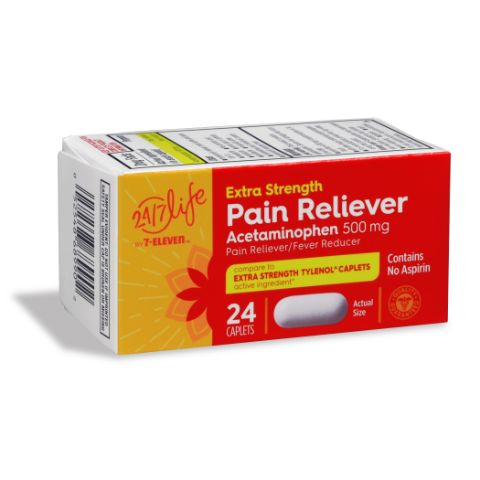 Order 24/7 Life ES Acetaminophen food online from 7-Eleven store, West Columbia on bringmethat.com