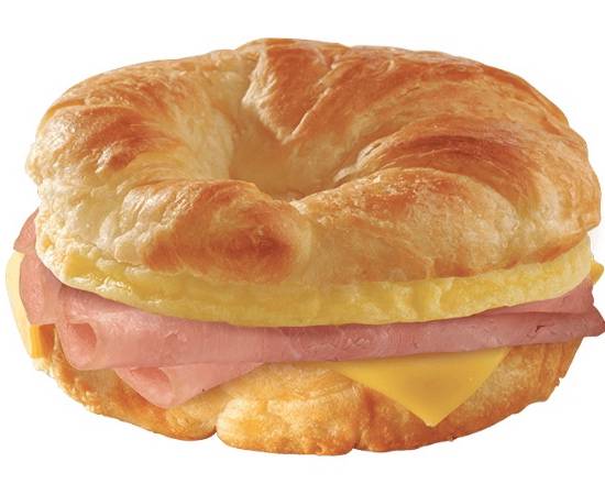 Order Ham, Egg and Cheese Croissant food online from Twisty Donuts store, Mansfield on bringmethat.com
