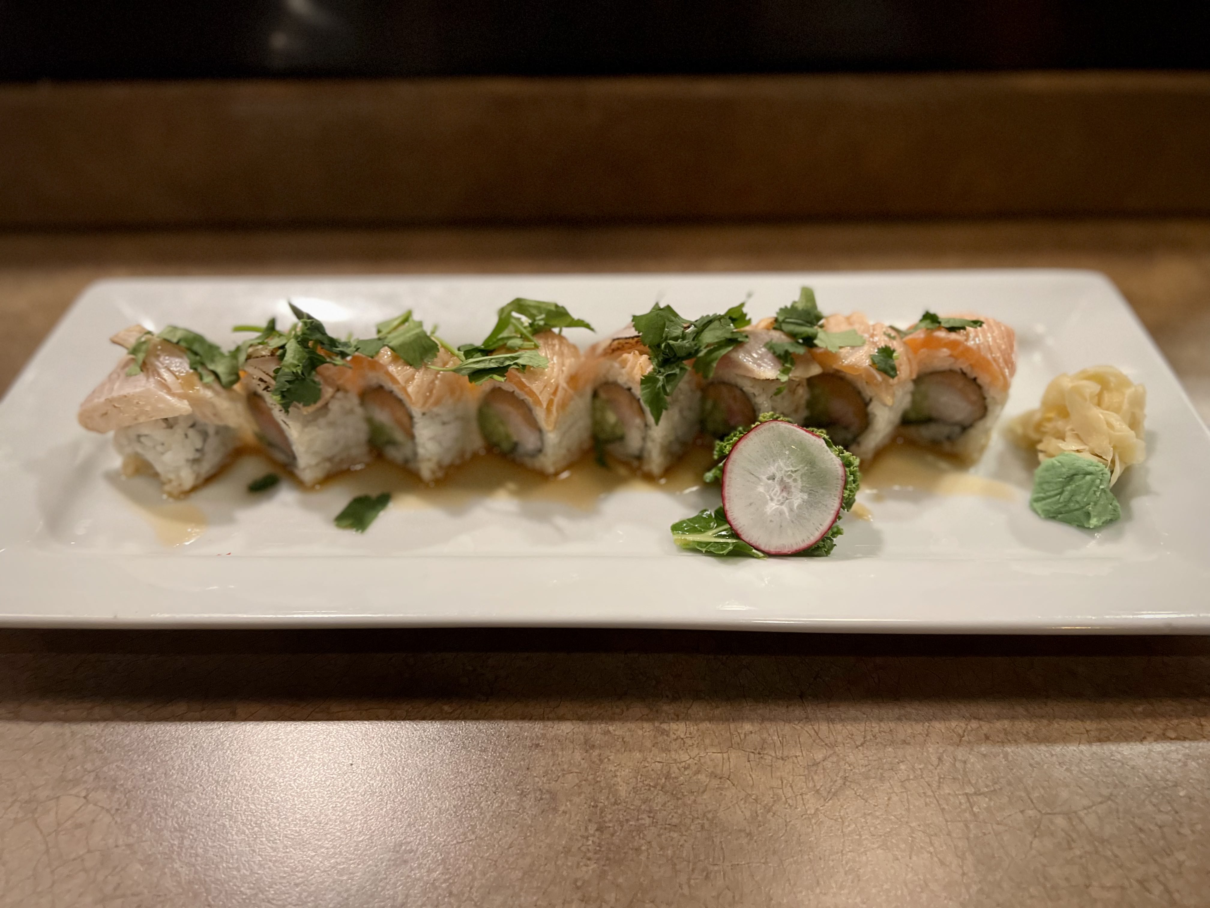 Order Red Wing Roll food online from Bluefin Steak House & Sushi store, Howell on bringmethat.com
