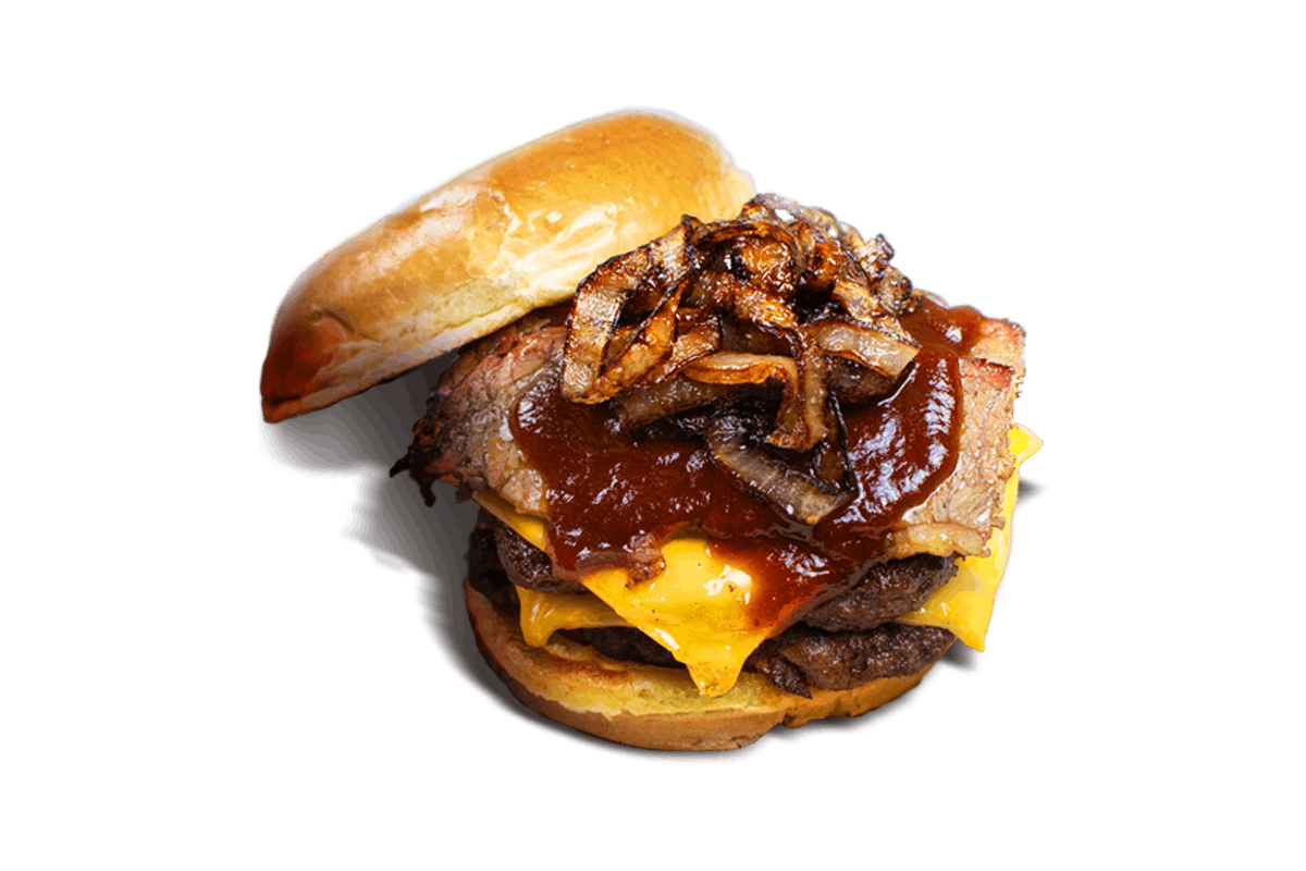 Order Cowboy Burger food online from $5 Burgers store, Aurora on bringmethat.com