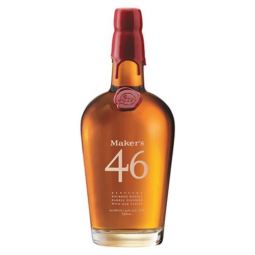Order Makers Mark 46 Bourbon Whisky - 750ml/Single food online from Bottle Shop & Spirits store, Los Alamitos on bringmethat.com