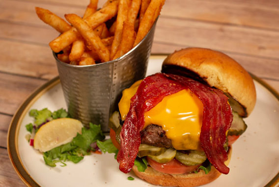 Order Bacon Cheese Burger food online from Crazy Crab store, Greensboro on bringmethat.com