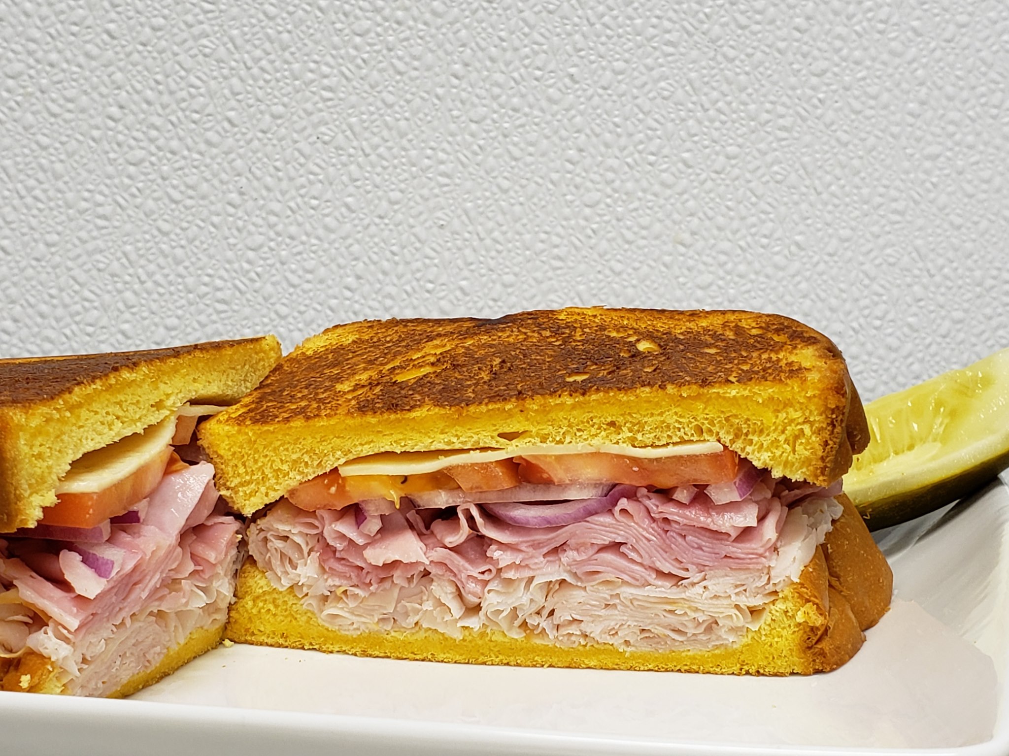 Order 21. Double Play Ham Sandwich food online from Amazing Deli store, Midland on bringmethat.com