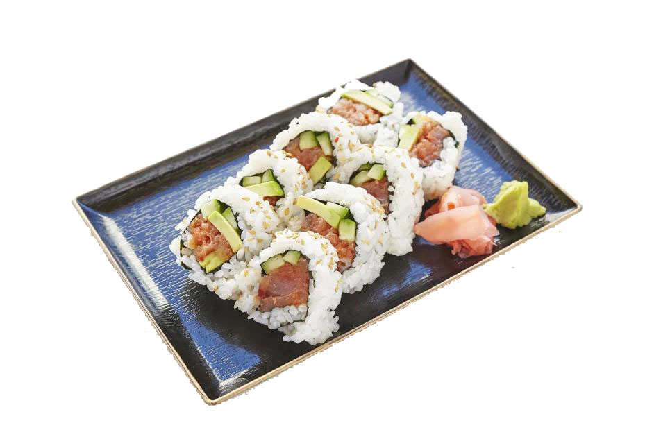 Order Spicy Tuna Sushi Roll food online from Momota Ramen store, Los Angeles on bringmethat.com