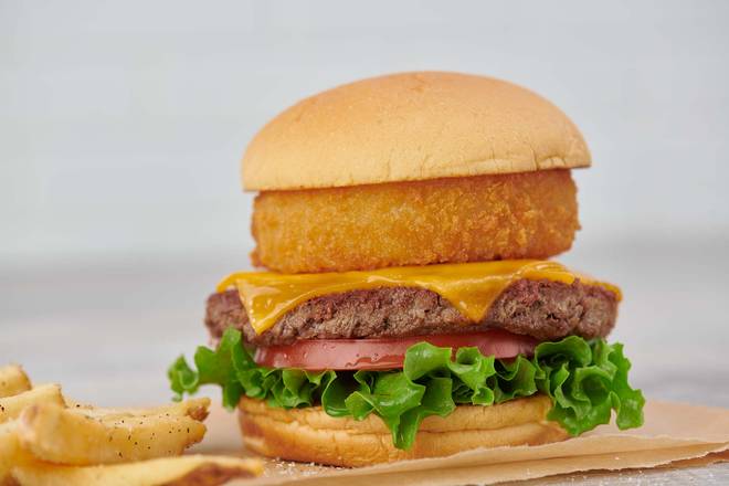 Order The Impossible™ Burger food online from Hard Rock Cafe store, Atlanta on bringmethat.com