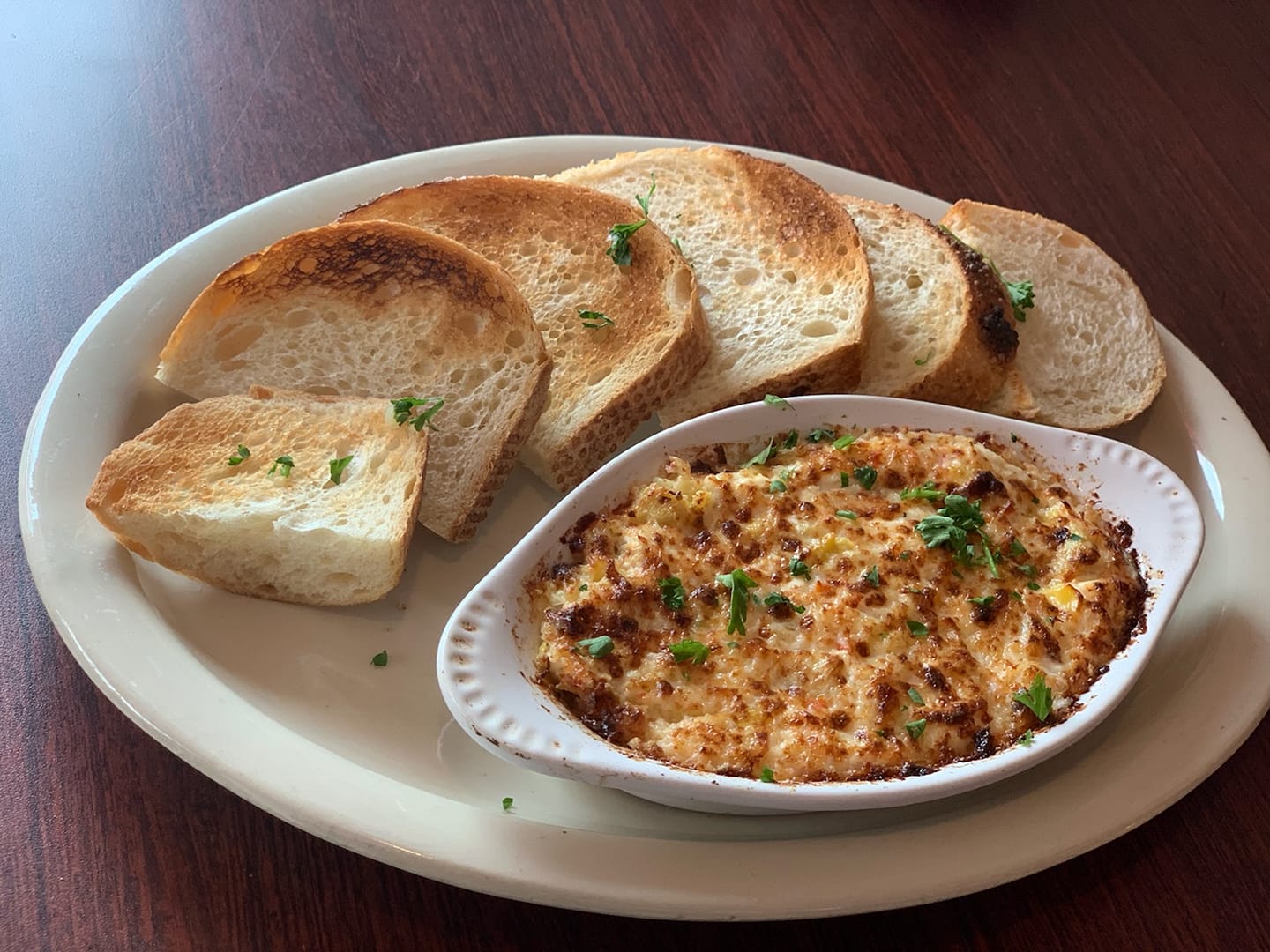 Order Crab & Artichoke Dip food online from The Wharf Fresh Seafood Market & Eatery store, Medford on bringmethat.com