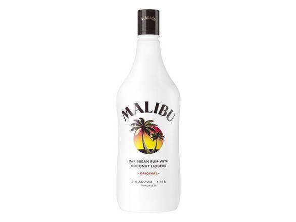 Order Malibu Original Caribbean Rum - 1.75L Bottle food online from Josh Wines & Liquors Inc store, New York on bringmethat.com