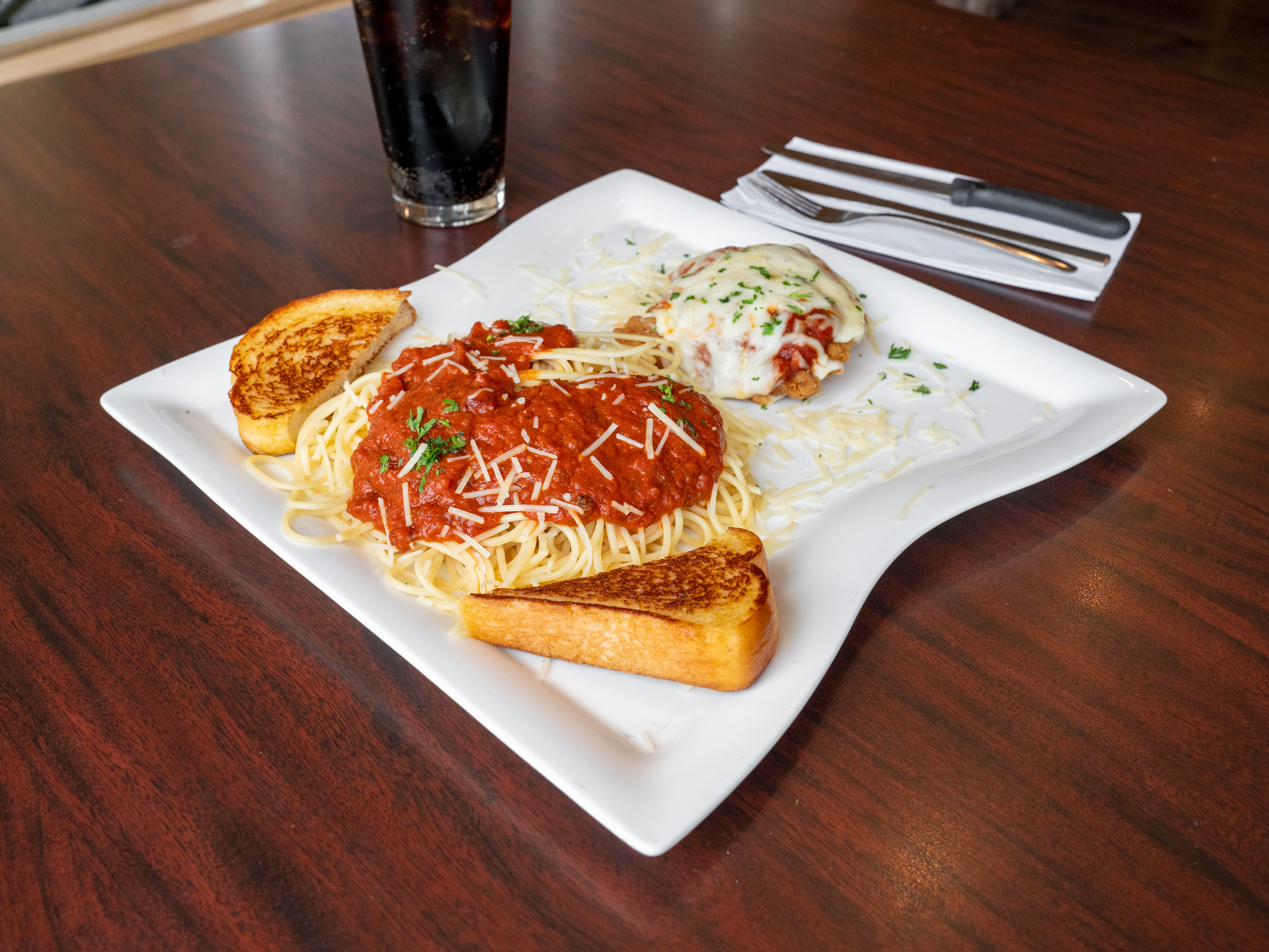 Order Chicken Parmesan food online from Concord Family Restaurant store, Mentor on bringmethat.com
