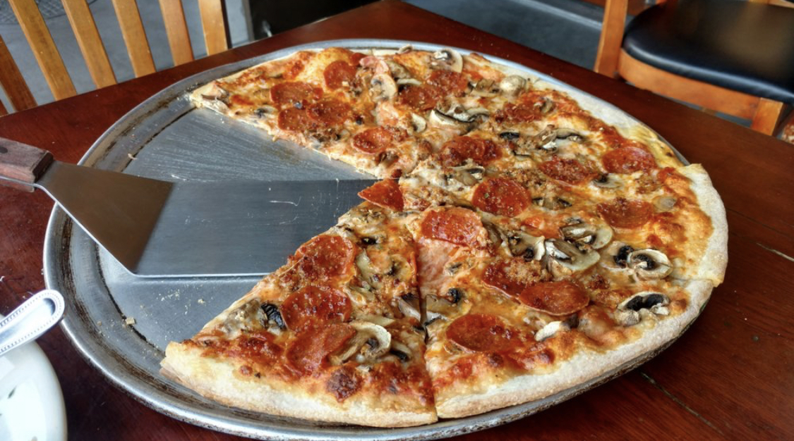 Order 18" Mupesa Pizza food online from Michelangelo Ristorante store, Los Angeles on bringmethat.com