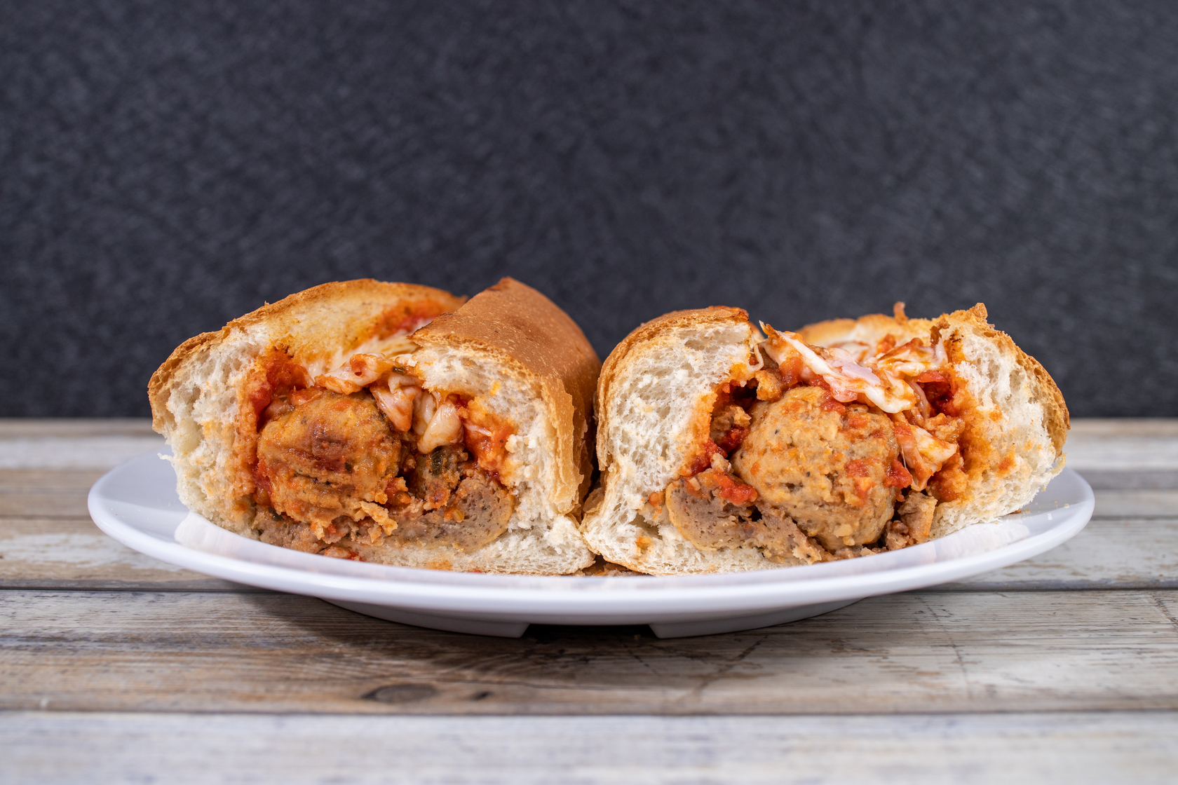 Order Meatball Sandwich food online from Chino Hills Pizza Co. store, Chino on bringmethat.com