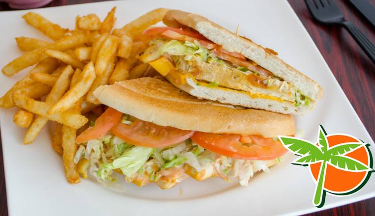 Order Chicken Sandwich, Smoothie & Fries food online from Tropical Juice Bar store, Passaic on bringmethat.com
