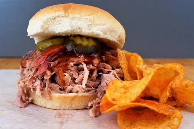 Order BBQ Sandwich - Pork food online from Old Brick Pit Bbq store, Atlanta on bringmethat.com