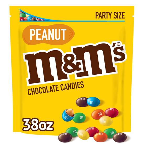 Order M&M'S Peanut Milk Chocolate Candy, Party Size, 38 oz Bag food online from Cvs store, MONTEZUMA on bringmethat.com