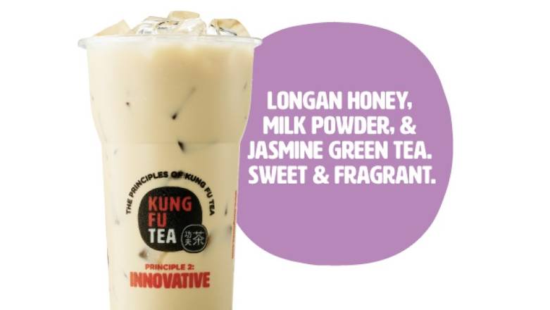 Order Honey Milk Green Tea food online from Kung Fu Tea store, Norristown on bringmethat.com