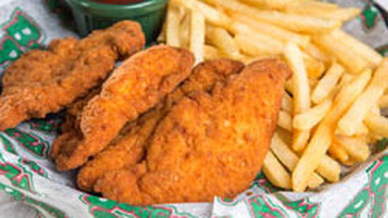 Order Chicken Strips food online from Beggars Pizza store, Harvey on bringmethat.com