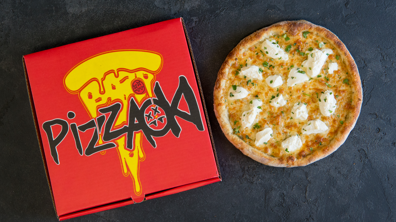 Order Neon Future - White Pizza (12" Small) food online from Pizzaoki store, San Francisco on bringmethat.com