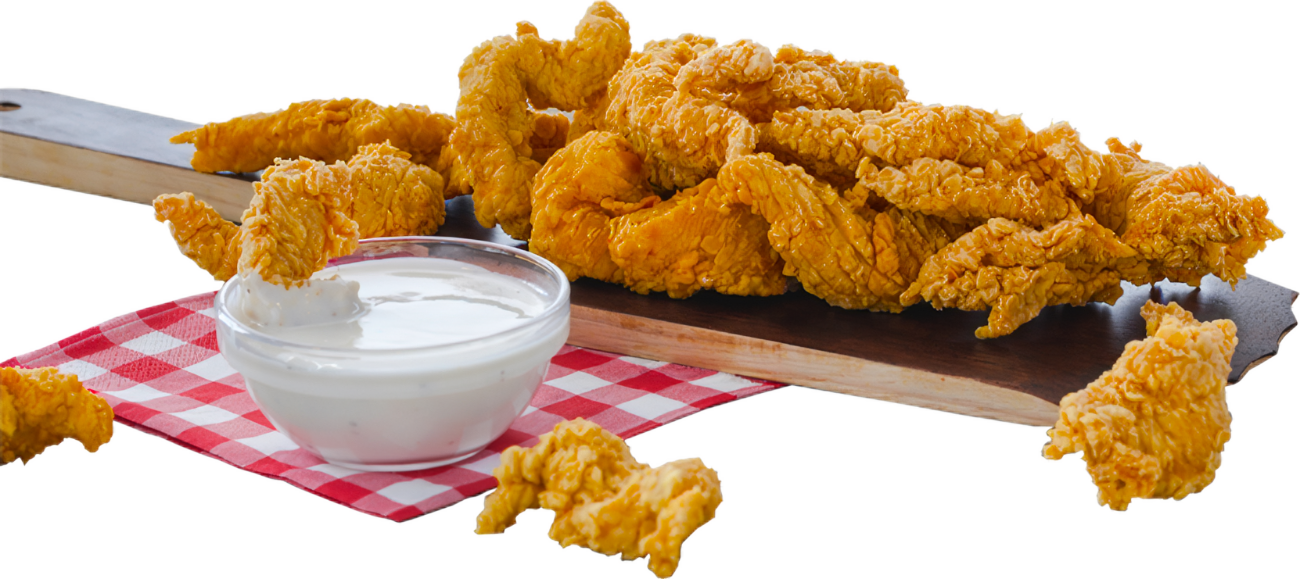 Order 11. Sixteen Piece Tender With 4 Rolls Only food online from Hartz Chicken Buffet store, Texas City on bringmethat.com