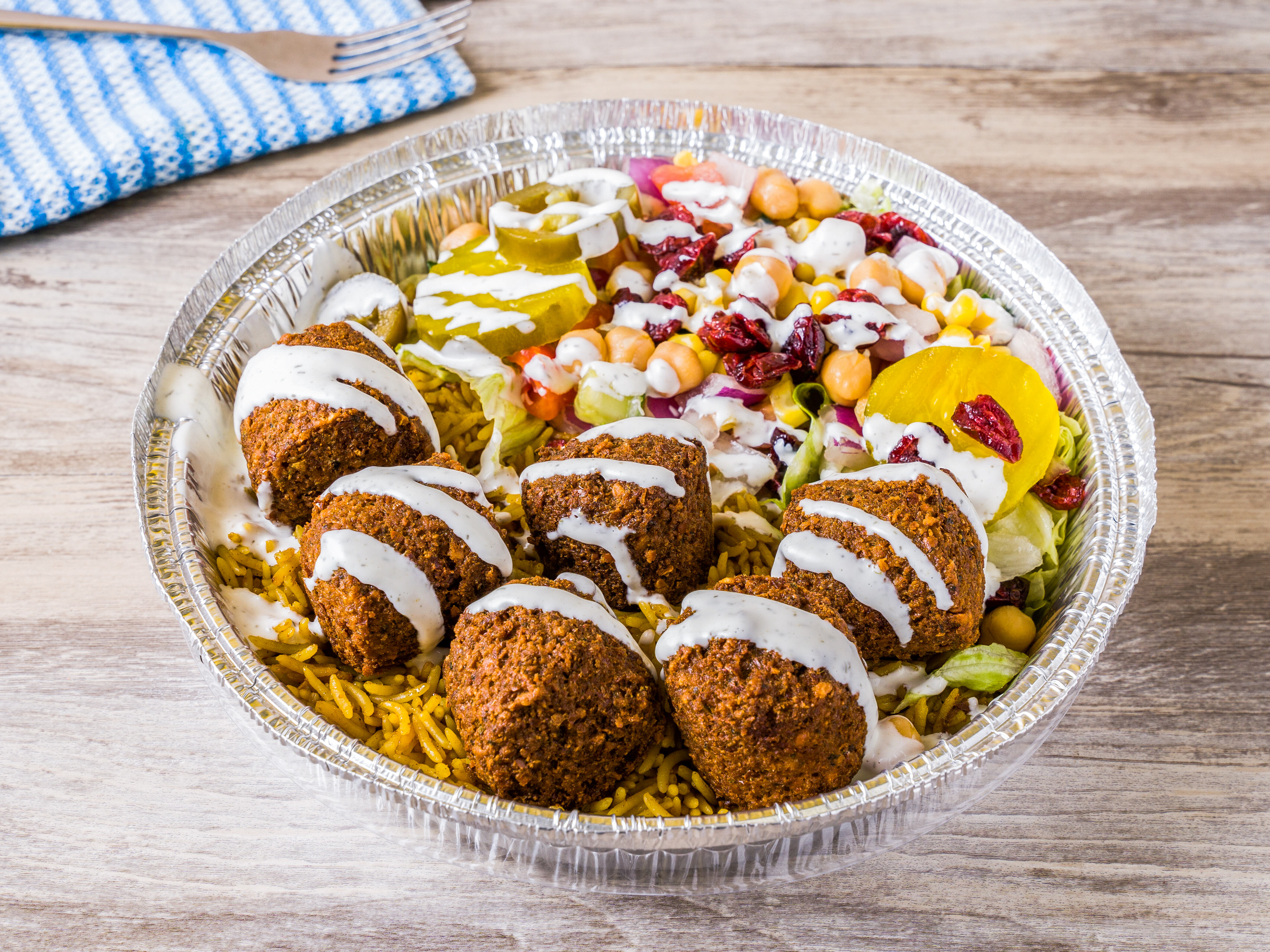 Order Falafel Gyro food online from Halal-N-Out store, New Hyde Park on bringmethat.com