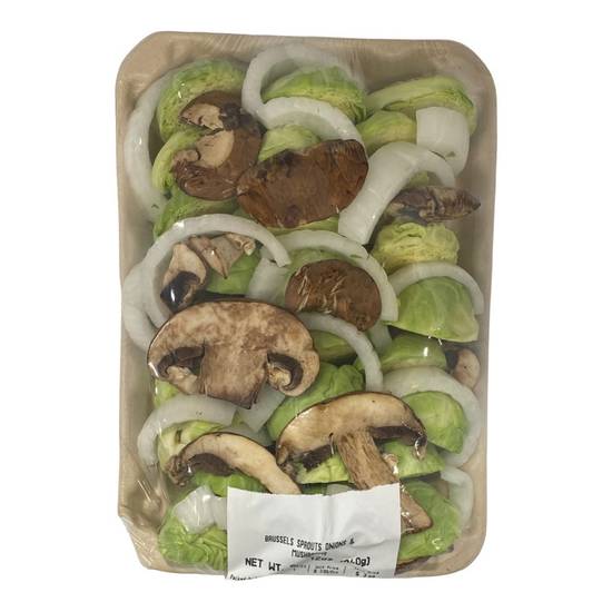 Order Brussels Sprouts Onions & Mushrooms (12 oz) food online from Albertsons store, Highland on bringmethat.com