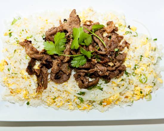 Order Grilled BBQ Pork Fried Rice food online from Pho-Licious store, Arcadia on bringmethat.com