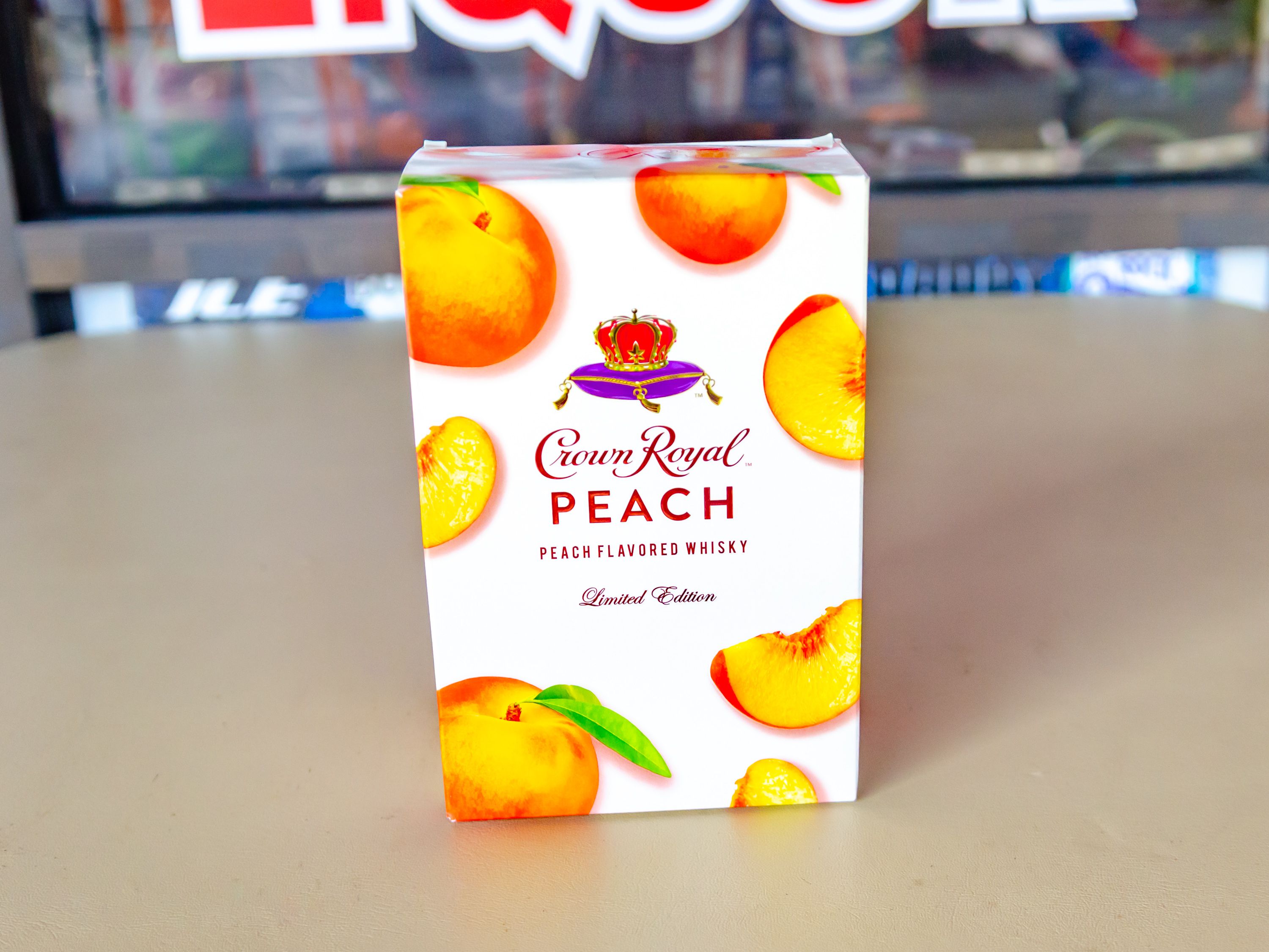Order 750 ml Crown Royal Peach Whiskey food online from Milano Liquor store, Oceanside on bringmethat.com