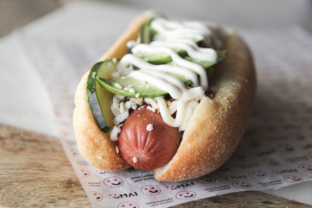 Order California Bae food online from Umai Savory Hot Dogs store, San Francisco on bringmethat.com