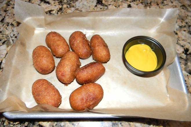 Order Mini Corn Dogs food online from The Quarter Bar & Grill store, Addison on bringmethat.com