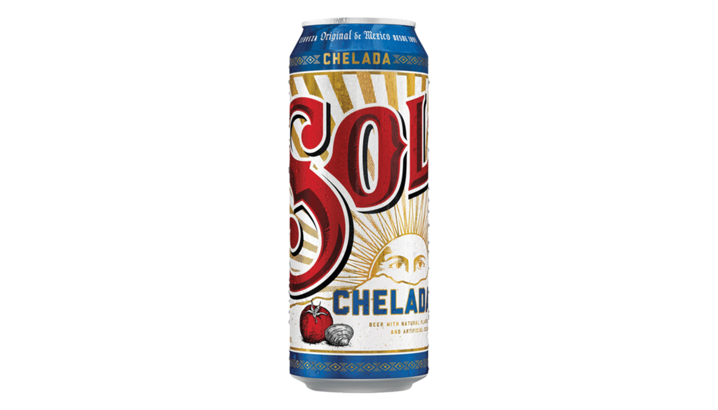 Order Sol Chelada 24oz Can food online from Golden Rule Liquor store, West Hollywood on bringmethat.com