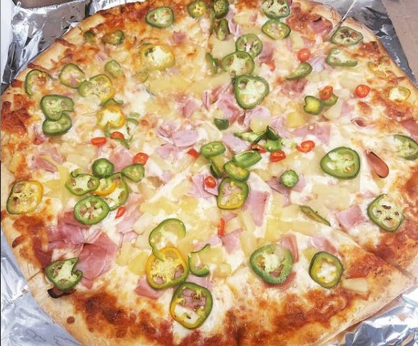 Order Gluten Free Aloha Pizza - 12'' food online from Phil's Pizzeria & Restaurant store, Montvale on bringmethat.com