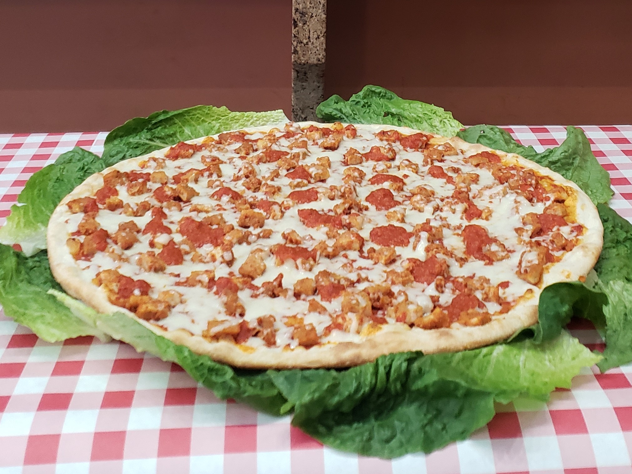Order Chicken Parmigiana Pizza food online from The Pizza Place store, Yonkers on bringmethat.com