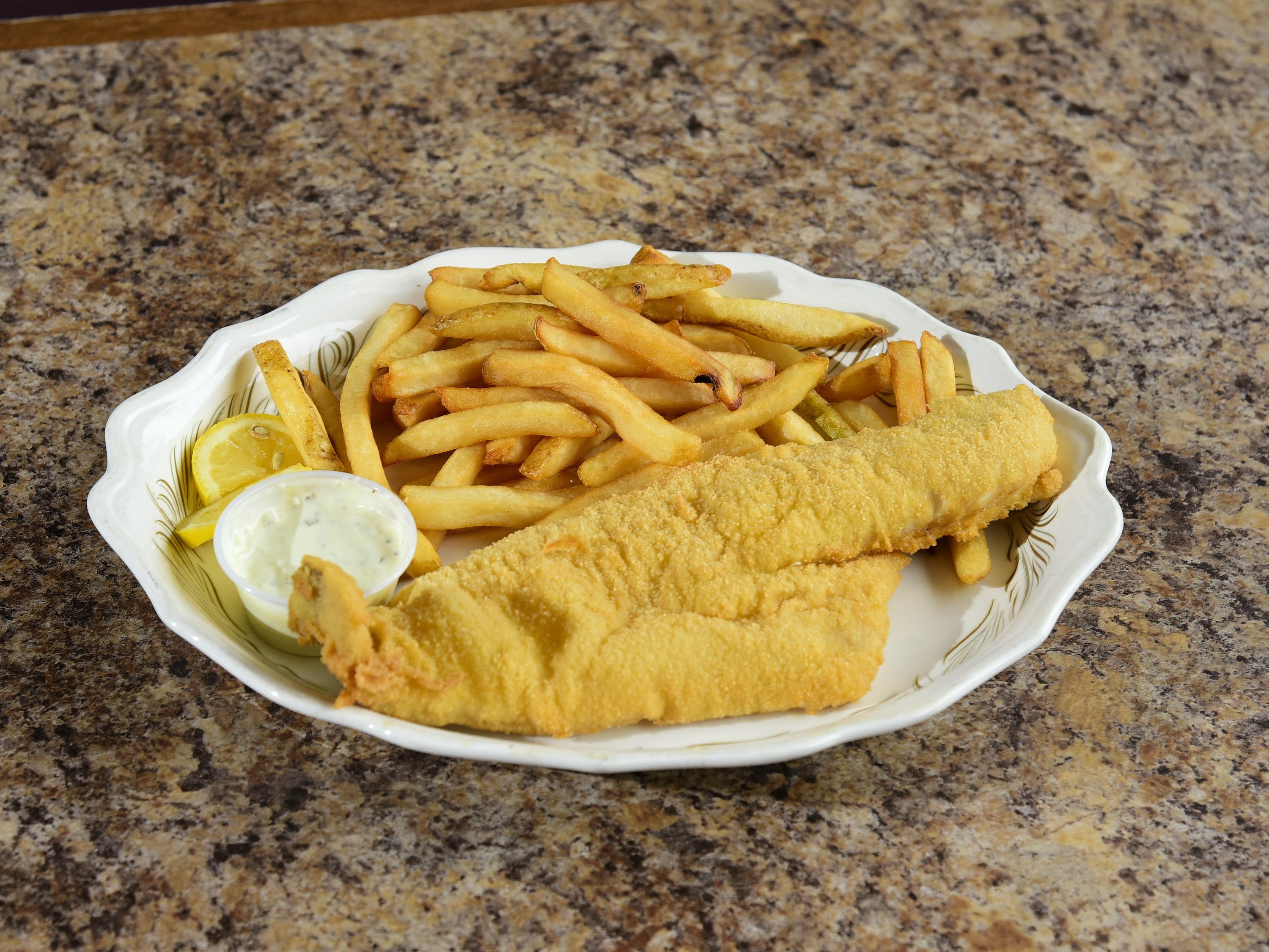 Order Baked Fish Dinner food online from Cicero Country Pizza store, Cicero on bringmethat.com