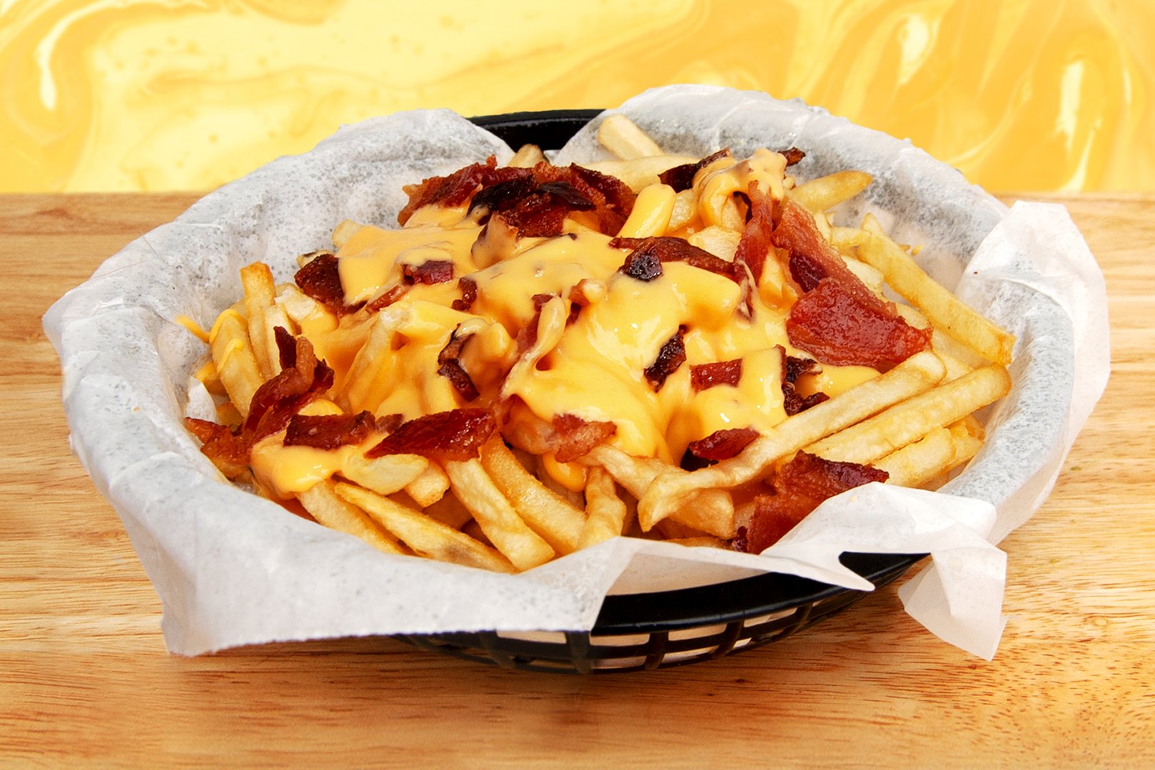 Order Bacon Cheese Fries food online from Yolko Breakfast Cafe store, Los Angeles on bringmethat.com