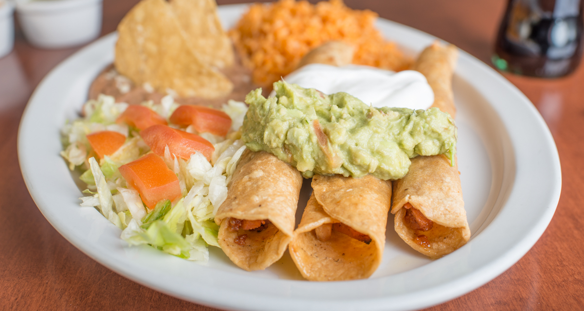 Order Flauta Plate food online from Taco Burrito King store, Chicago on bringmethat.com