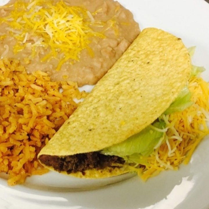 Order Kid's Hard Shell Taco Meal food online from Cancun Fiesta Fresh store, Kansas City on bringmethat.com