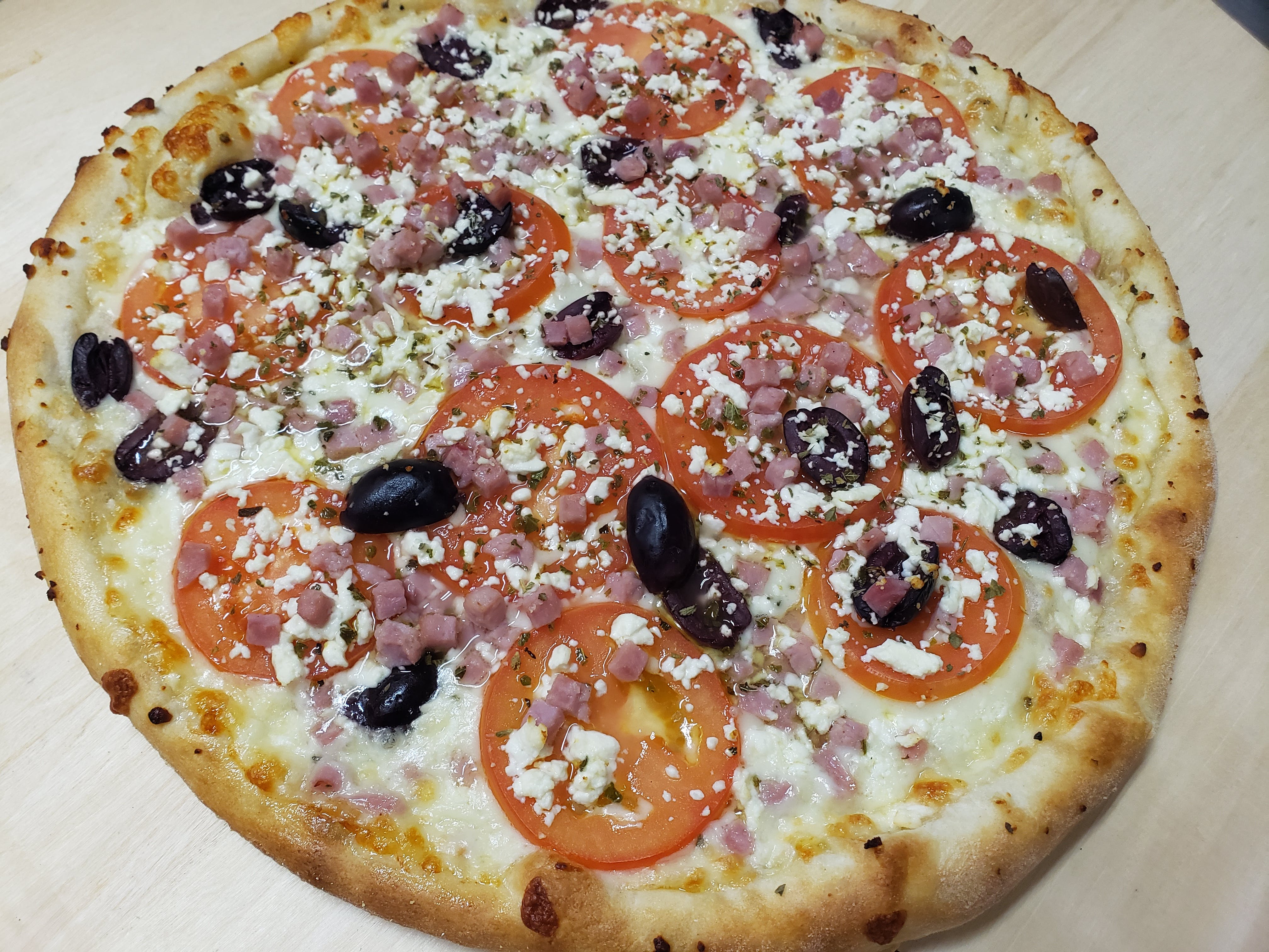 Order Greek Pizza - Small 10" food online from Belleview Pizza & Italian Restaurant store, Belleview on bringmethat.com