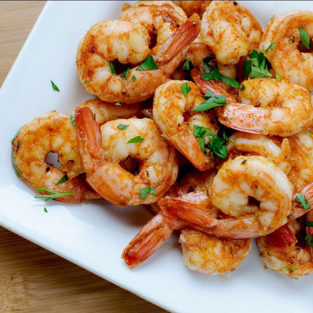 Order Grilled shrimp with balchao sauce food online from Cake World store, Alpharetta on bringmethat.com