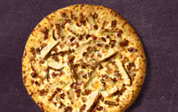 Order Crustless 9" Chicken Bacon Alfredo Pizza food online from Mazzio Italian Eatery store, Norman on bringmethat.com