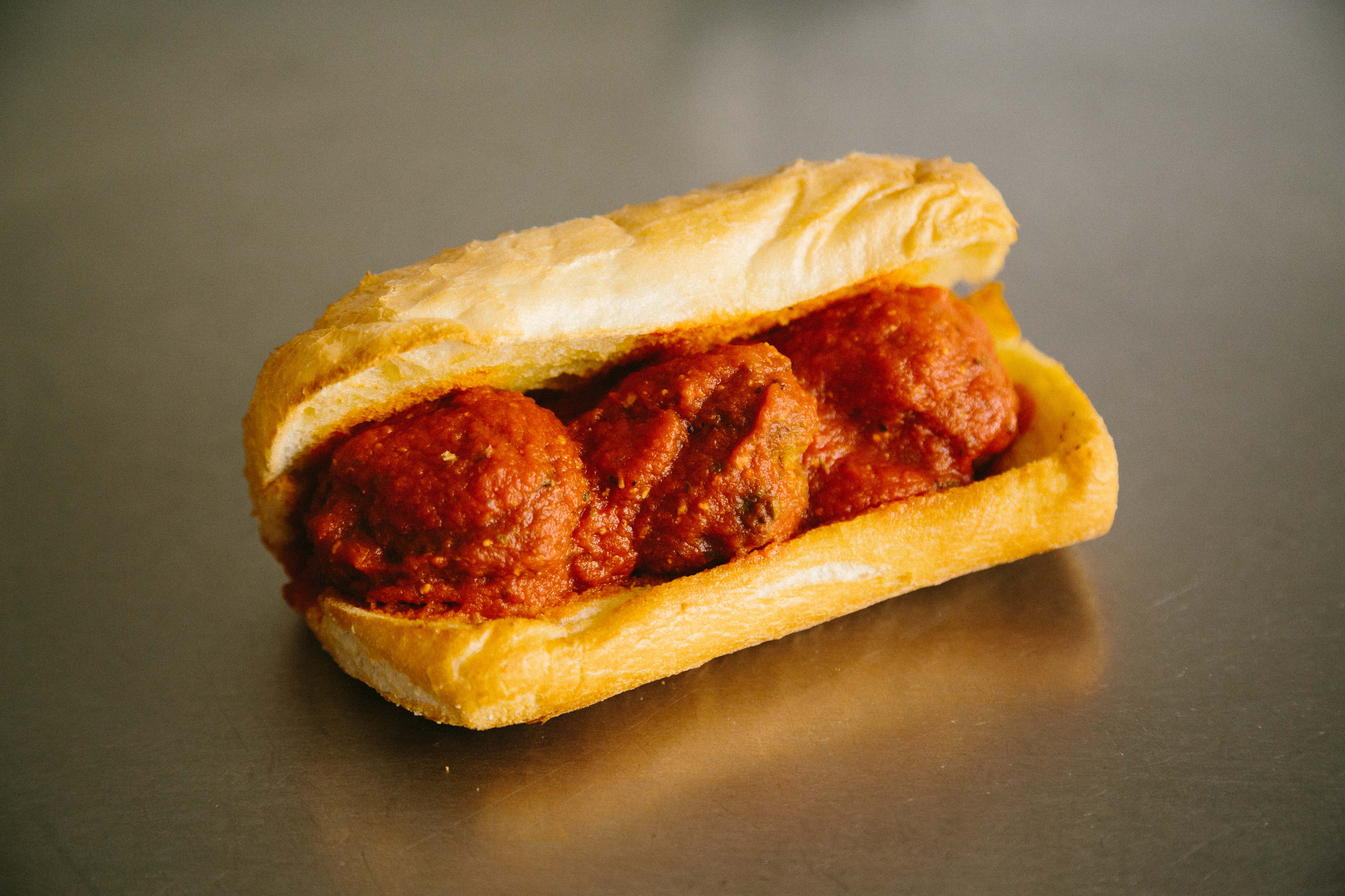 Order Meatball Sandwich food online from Pisa Pizza store, Countryside on bringmethat.com