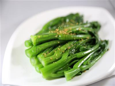Order Stir Fried Choy Sum with Garlic food online from MingHin Cuisine - Rolling Meadows store, Rolling Meadows on bringmethat.com