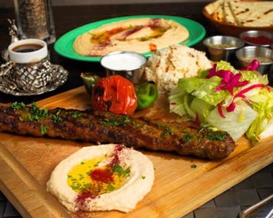 Order Adana Kebab Plate food online from Cobani Gyro Kebab store, San Mateo on bringmethat.com